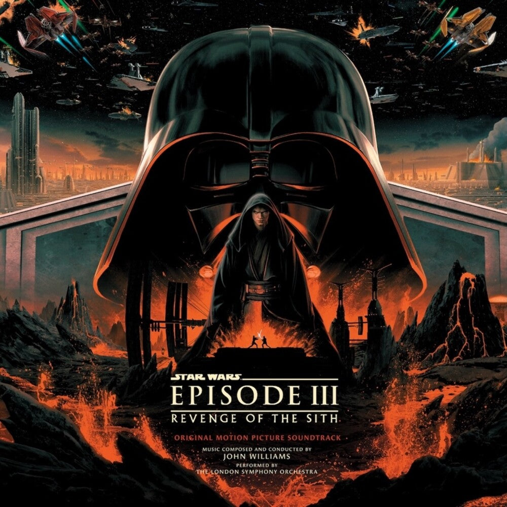 the album cover for John Williams  (Colv) (Red) - Star Wars: Episode Iii - Revenge Of The Sith - Ost
