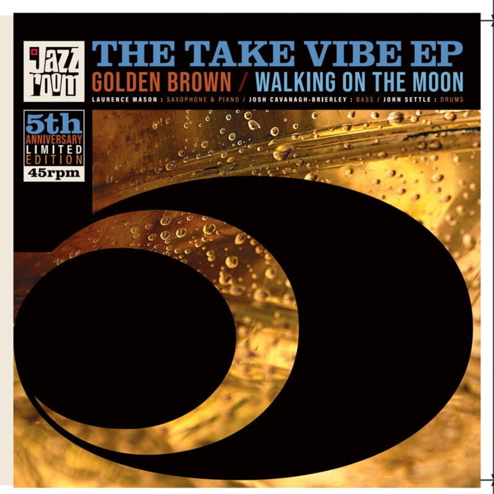 the album cover for Take Vibe - Golden Brown / Walking On The Moon