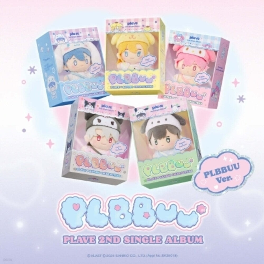 the album cover for Plave - PLBBUU - PLBBUU Version - incl. Plush KeyChain, Tiny Photobook, Mini CD w/Mini Instant Photocard