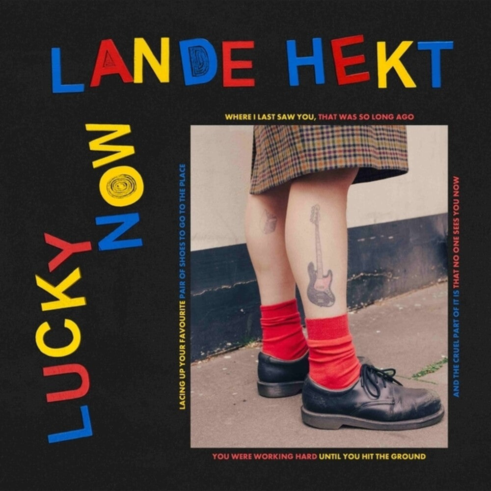 the album cover for LANDE HEKT - Lucky Now