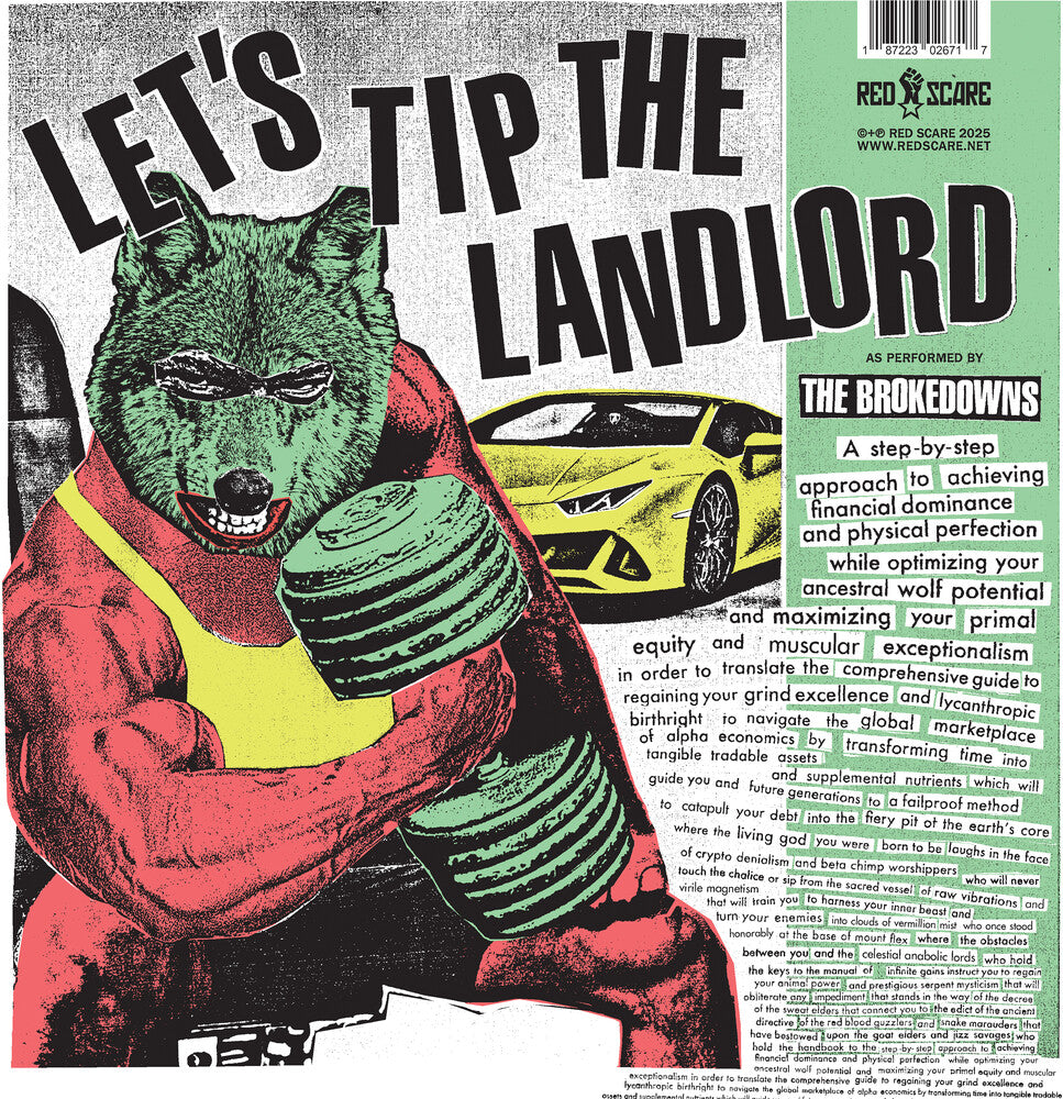 the album cover for Brokedowns - Let's Tip The Landlord