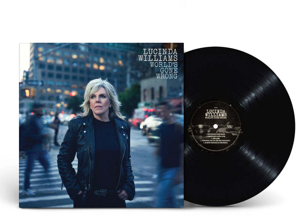 the album cover for Lucinda Williams - World's Gone Wrong