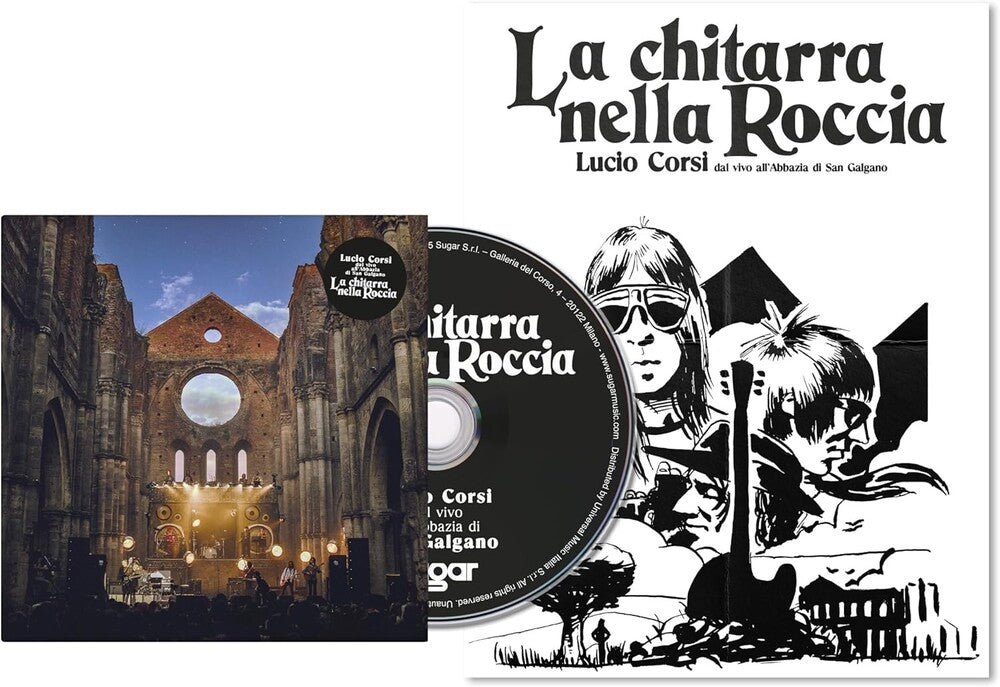 the album cover for Lucio Corsi - La Chitarra Nella Roccia (Ita)