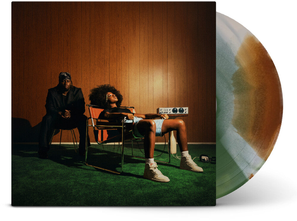 the album cover for Blk Odyssy - Mood Control / Green/Brown/White (Brwn) [Colored Vinyl]