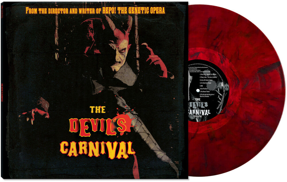 the album cover for Various Artists - The Devil's Carnival  [Red Marble LP]