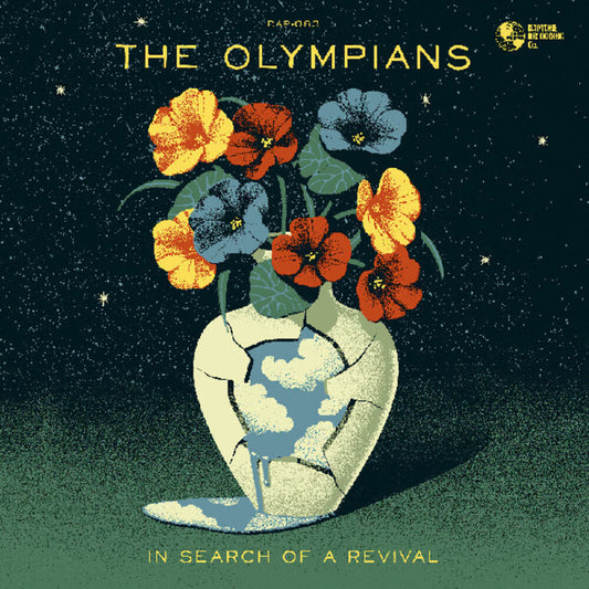 the album cover for Olympians - In Search Of A Revival (Blue) [Colored Vinyl] [Indie Exclusive] [Download Included]