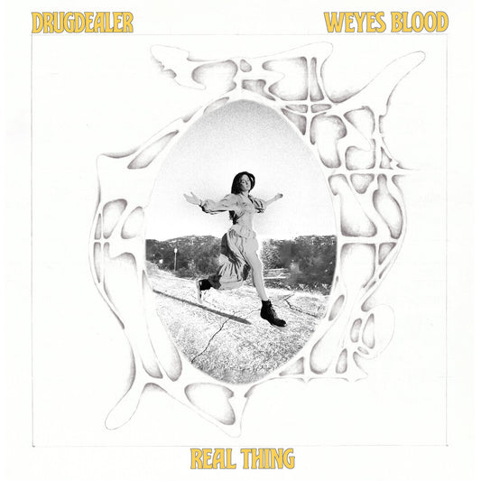 the album cover for Drugdealer / Weyes Blood - Real Thing B/W The News