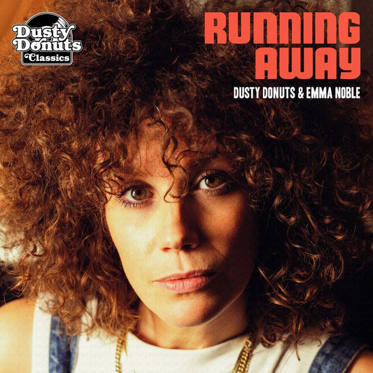 the album cover for Dusty Donuts / Emma Noble - Running Away