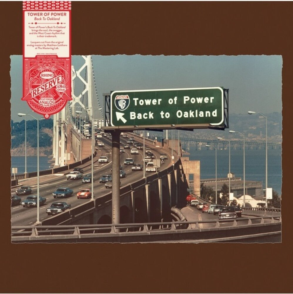 the album cover for Tower Of Power - Back To Oakland (Syeor26) (Rhino Reserve) (Audiophile)