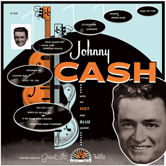 the album cover for Johnny Cash - With His Hot & Blue Guitar [180 Gram]