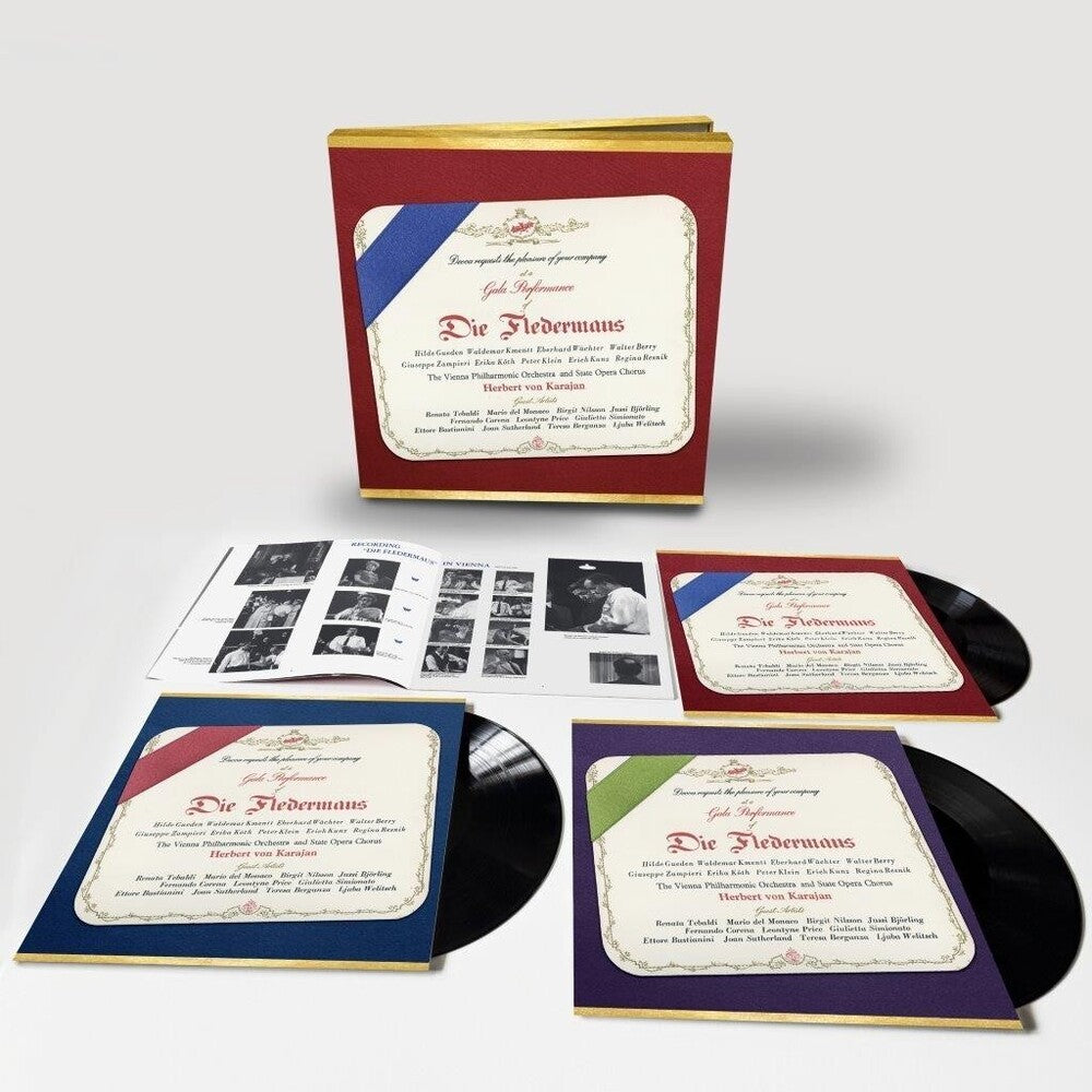 the album cover for Von Herbert Karajan - Die Fledermaus (Uk)