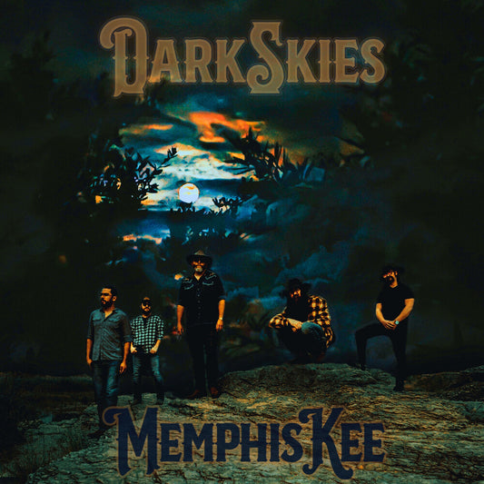 the album cover for Memphis Kee - Dark Skies