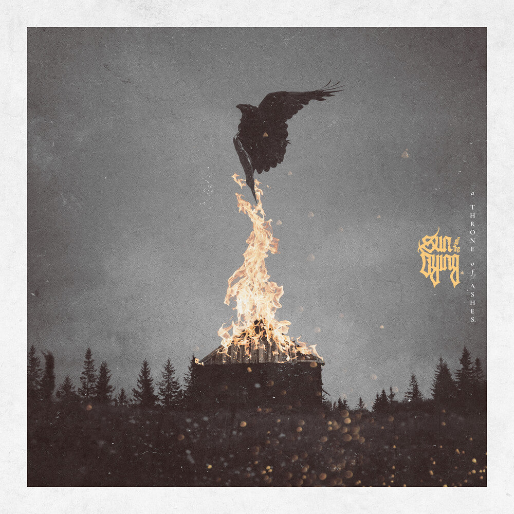 the album cover for Sun of the Dying - Throne Of Ashes