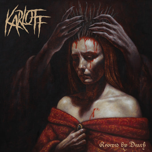 the album cover for Karloff - Revered By Death