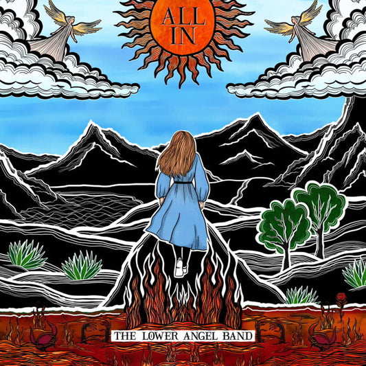 the album cover for Lower Angel Band - All In