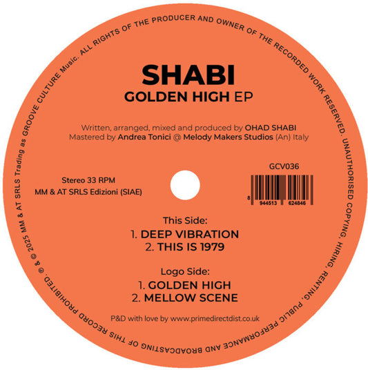 the album cover for Shabi - Golden High
