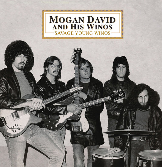 the album cover for David, Morgan & His Winos - Savage Young Winos