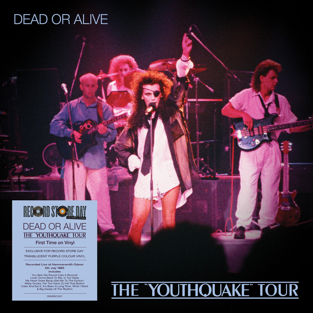 the album cover for Dead Or Alive - Youthquake Tour - Translucent Purple Vinyl [Colored Vinyl] [RSD 2026]