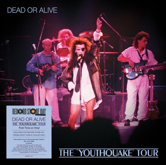 the album cover for Dead Or Alive - Youthquake Tour - Translucent Purple Vinyl [Colored Vinyl] [RSD 2026]