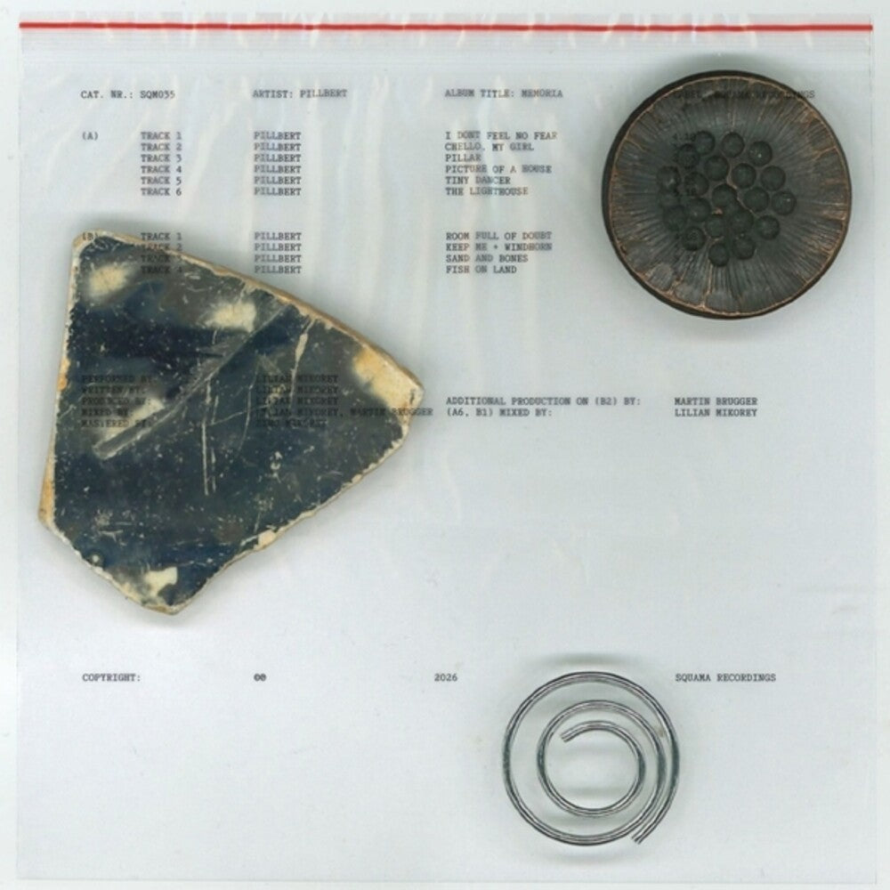 the album cover for Pillbert - Memoria