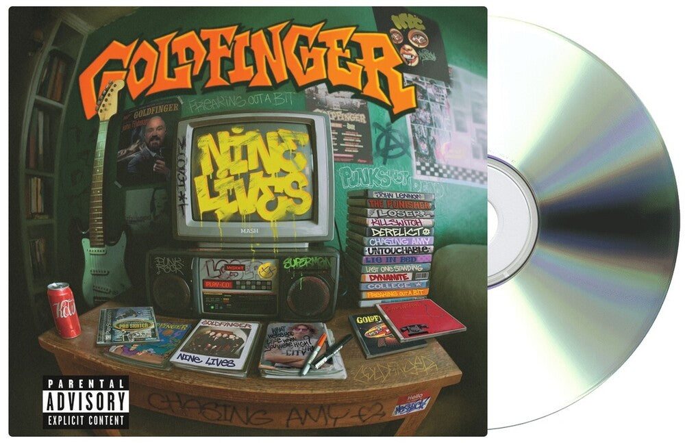 the album cover for Goldfinger - Nine Lives [Indie Exclusive]