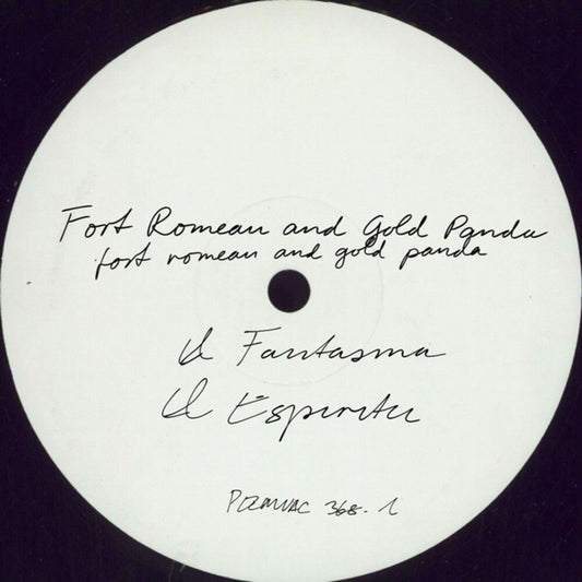 the album cover for Fort Romeau / Gold Panda - Fantasma / Espiritu (Ep)