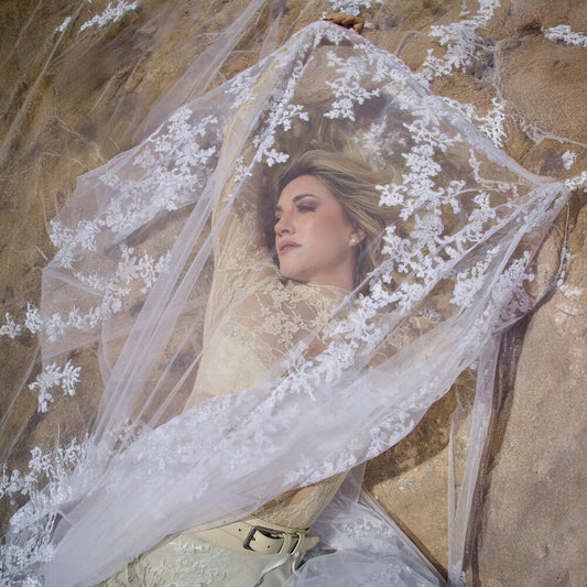 the album cover for Morgan Myles - Laced [Opaque White]