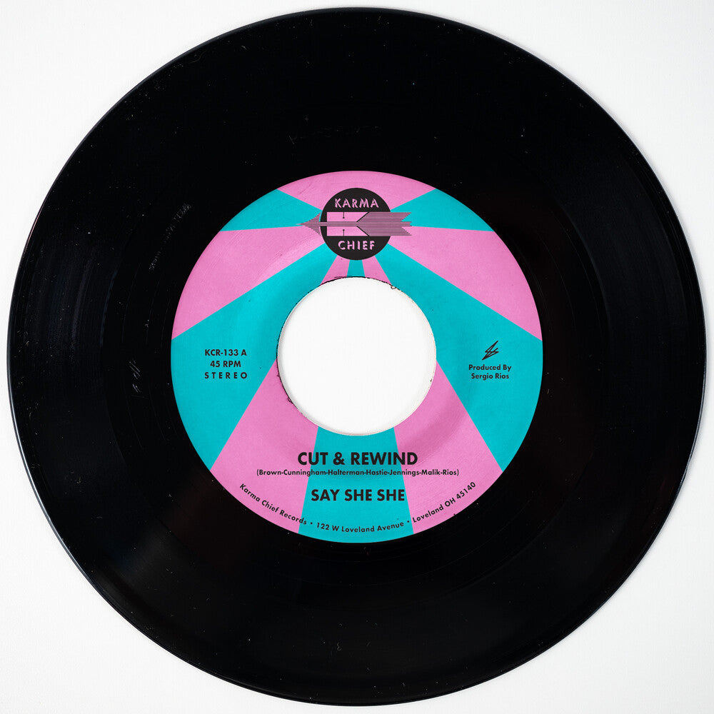 the album cover for Say She She - Cut & Rewind / Disco Life