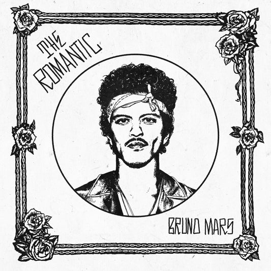 the album cover for Bruno Mars - The Romantic