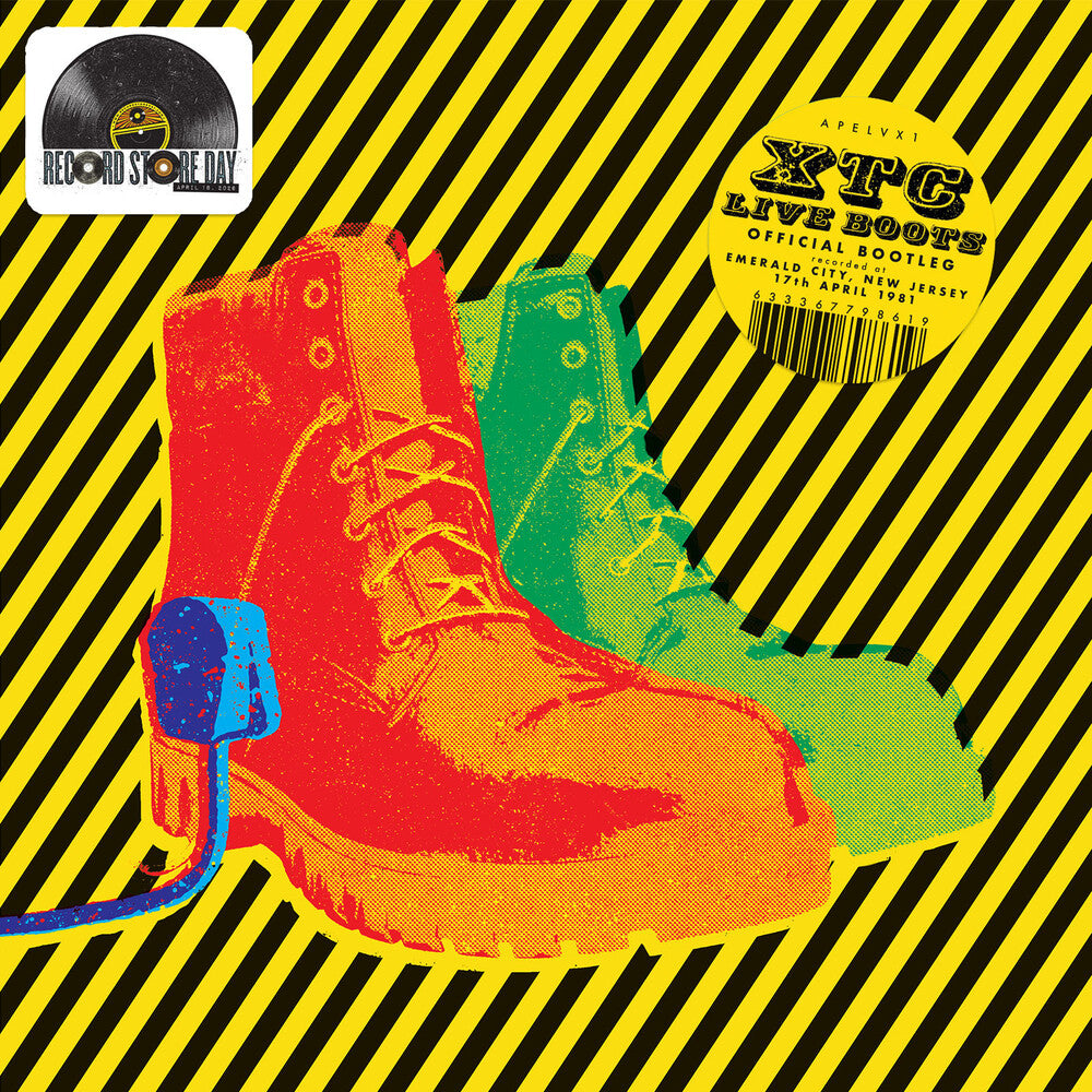 the album cover for XTC - Live Boots: Emerald City, New Jersey 17th April 1981 [RSD 2026]