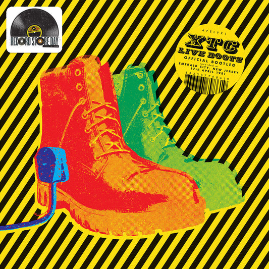 the album cover for XTC - Live Boots: Emerald City, New Jersey 17th April 1981 [RSD 2026]