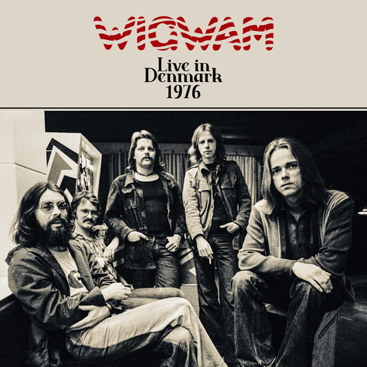 the album cover for Wig Wam - Live In Denmark 1976