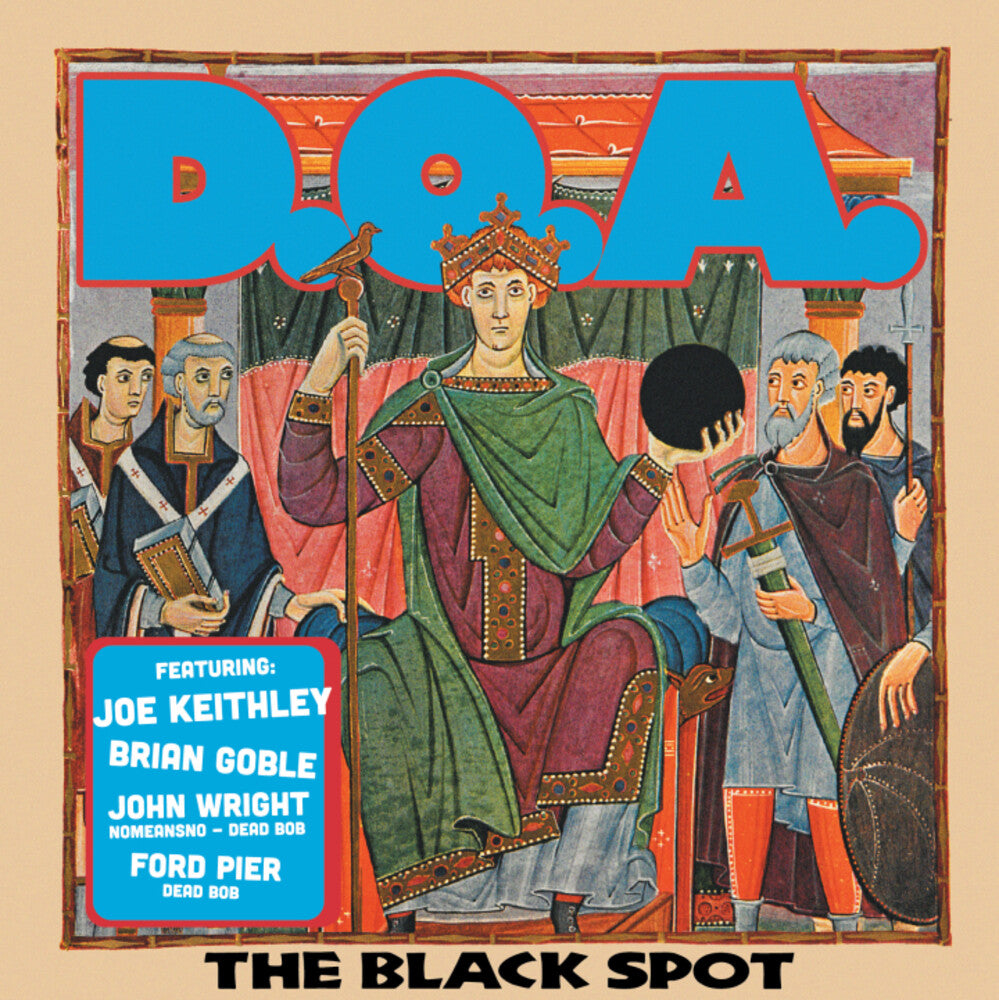 the album cover for Doa - Black Spot - Black Cherry (Blk) [Colored Vinyl] (Red)