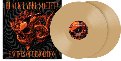 product mockup for Black Label Society - Engines Of Demolition [Indie Exclusive Orange Custard 2LP]