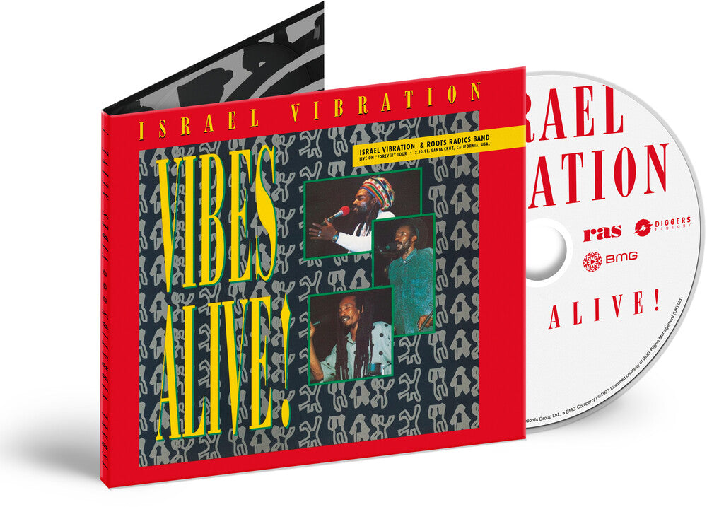 the album cover for Israel Vibration - Vibes Alive [Digipak]