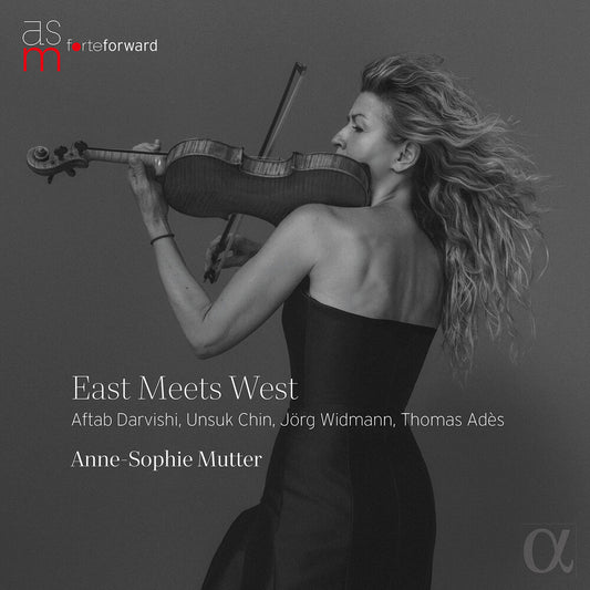 the album cover for Anne Mutter -Sophie - East Meets West