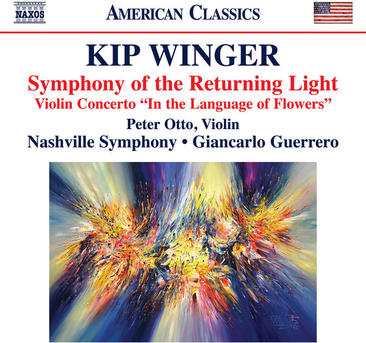 the album cover for Peter Otto - Winger: Sym Of The Returning Light: Vn Con In The