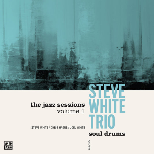 the album cover for Steve White - Soul Drums