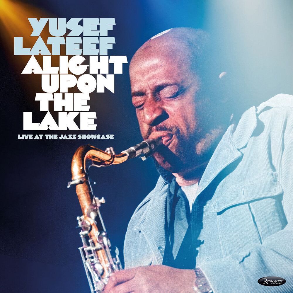 the album cover for Yusef Lateef - Alight Upon The Lake: Live At The Jazz Showcase [3LP] [RSD 2026]