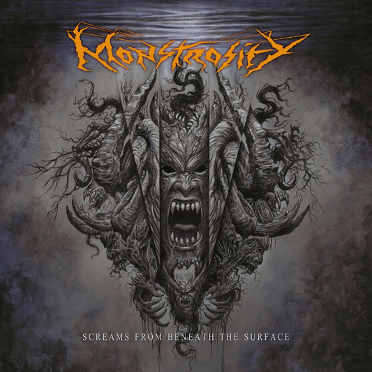 the album cover for Monstrosity - Screams from Beneath the Surface