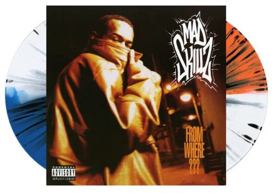 the album cover for Mad Skillz - From Where (Blk) (Blue) [Colored Vinyl] (Org) (Wht) (Spla)