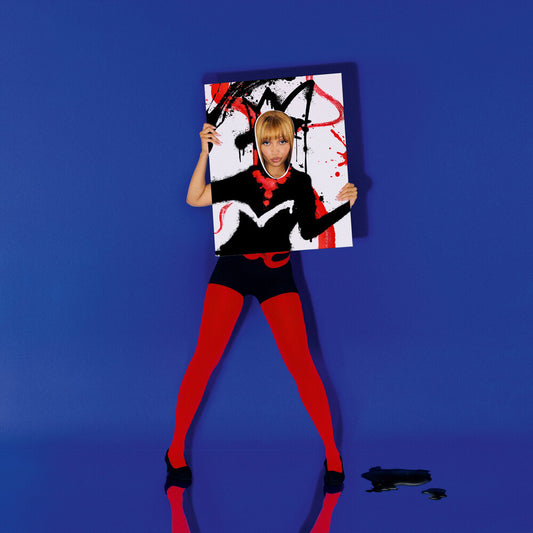 the album cover for PinkPantheress - Fancy Some More? [Ultra Clear & Transparent Purple]