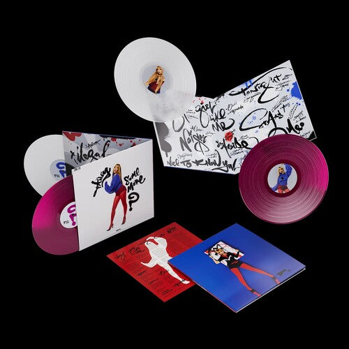 product mockup for PinkPantheress - Fancy Some More? [Ultra Clear & Transparent Purple 2LP]