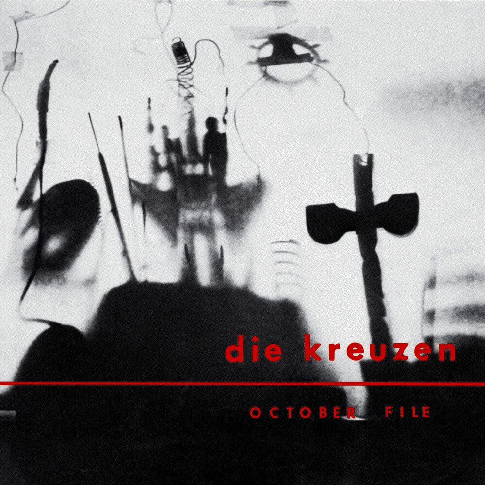 the album cover for Die Kreuzen - October File - Blue (Blk) (Blue) [Colored Vinyl] [Clear Vinyl]