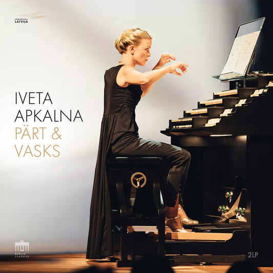 the album cover for Iveta Apkalna - Part & Vasks