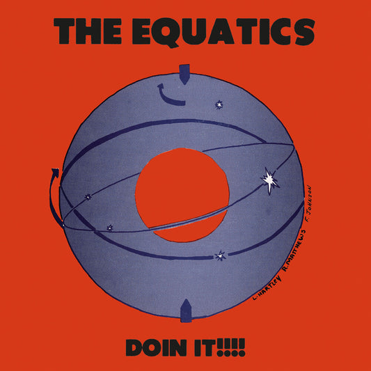 the album cover for Equatics - Doin' It (Blue) [Colored Vinyl] [Reissue]