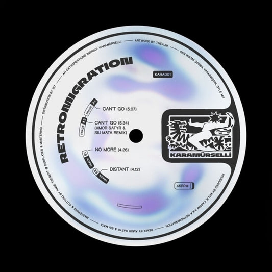 the album cover for Retromigration - Can't Go