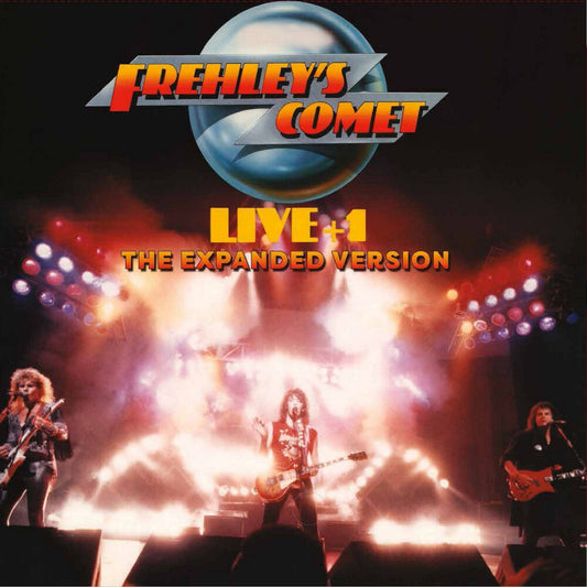 the album cover for Frehley's Comet - Live + 1 Expanded [Colored Vinyl] (Gate) [Limited Edition] (Org)