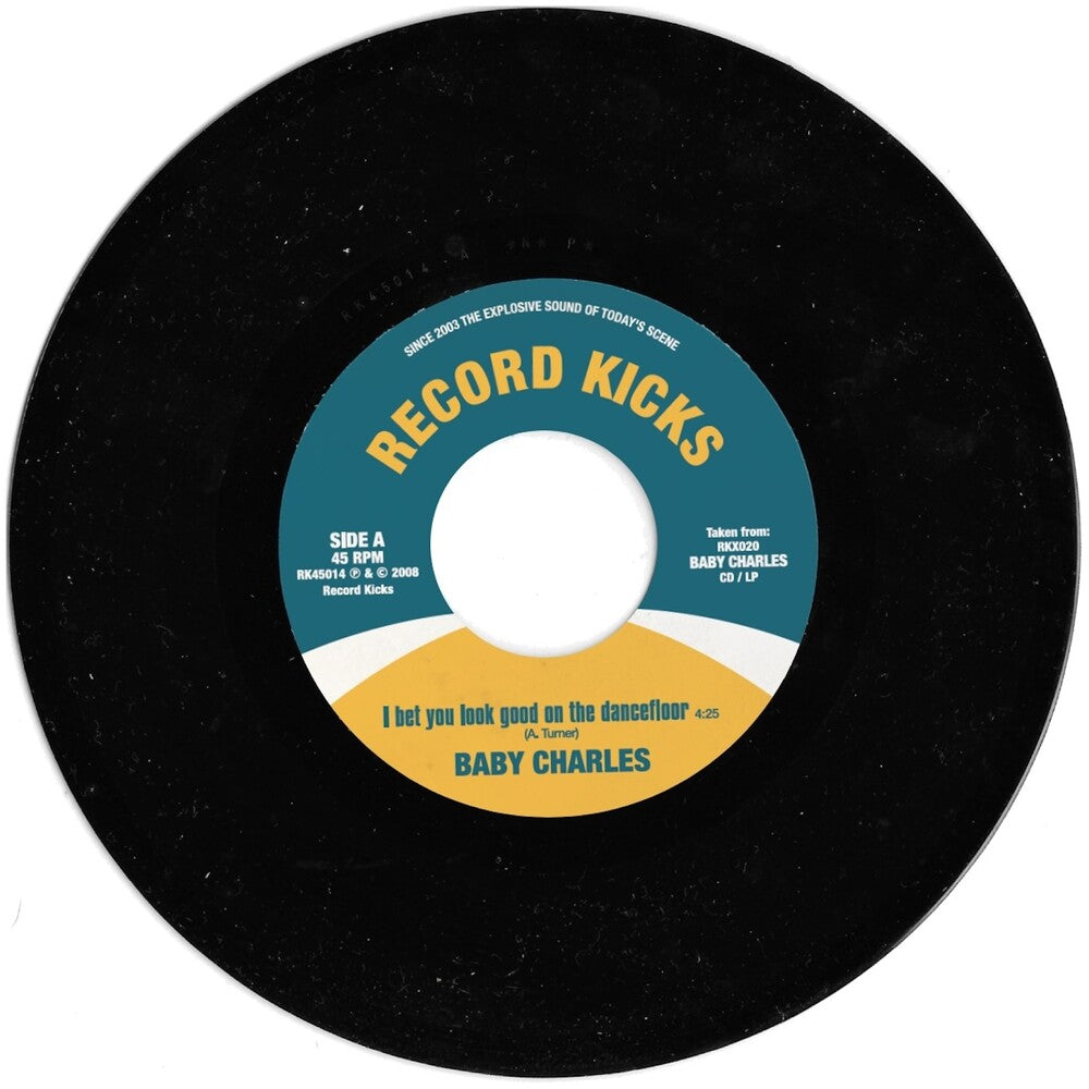 the album cover for Baby Charles - Bet You Look Good On The Dancefloor / Time