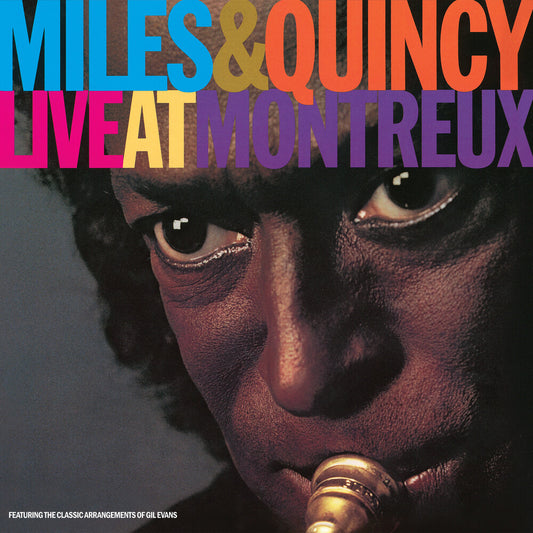 the album cover for Miles Davis / Quincy Jones - Live At Montreux (Rhino Reserve) [LP]